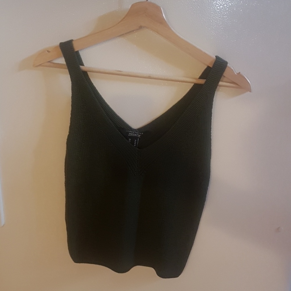 Dark green top